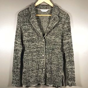 Misook Black and Gold Metallic Jacket-M